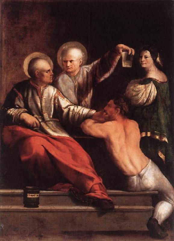 DOSSI, Dosso St Cosmas and St Damian dfg oil painting picture